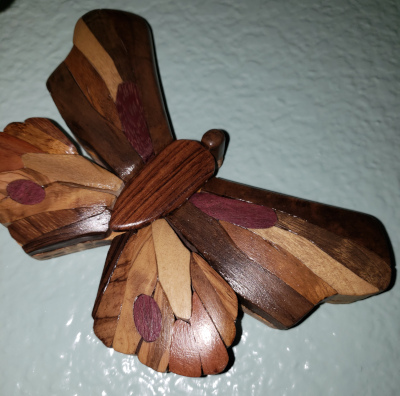 Intarsia-butterfly